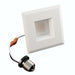 NICOR DQR Series 3 Inch White Square LED Recessed Downlight 2700K (DQR3-10-120-2K-WH-BF)