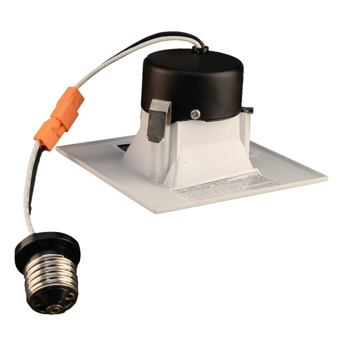 NICOR DQR Series 3 Inch White Square LED Recessed Downlight 2700K (DQR3-10-120-2K-WH-BF)