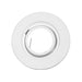 NICOR 3 Inch White Recessed Gimbal Trim For MR16 Bulb (13007WH)