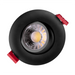 NICOR 3 Inch LED Gimbal Recessed Downlight Black 2700K (DGD311202KRDBK)