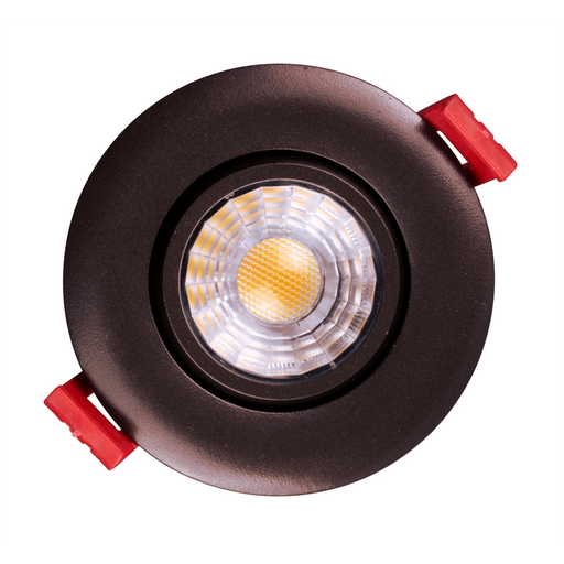 NICOR 3 Inch LED Gimbal Recessed Downlight Oil-Rubbed Bronze 2700K (DGD311202KRDOB)