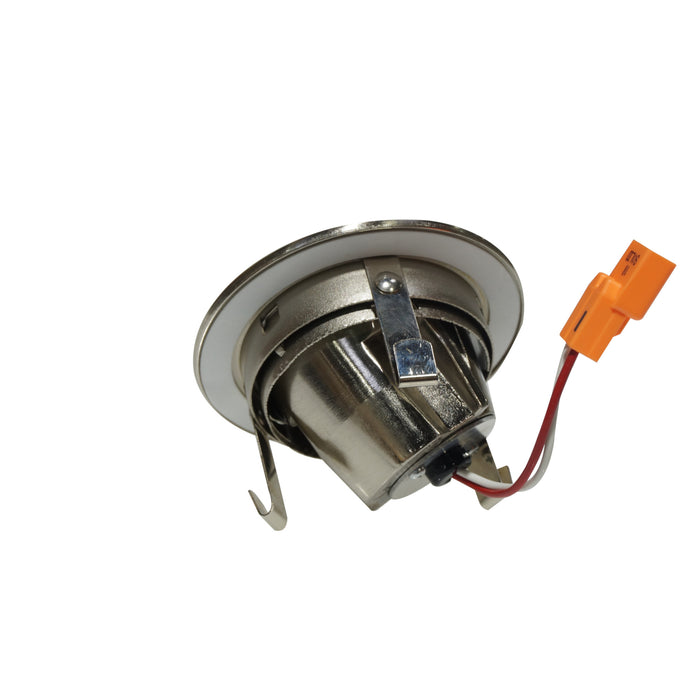 NICOR DLG2 Series 2 Inch LED Gimbal Downlight Nickel 3000K (DLG2-10-120-3K-NK)