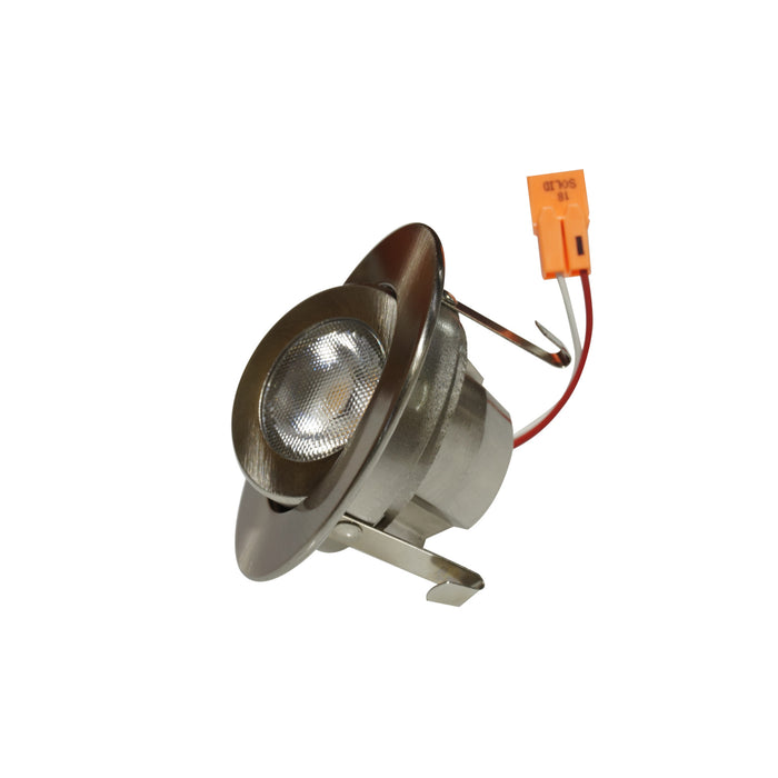 NICOR DLG2 Series 2 Inch LED Gimbal Downlight Nickel 3000K (DLG2-10-120-3K-NK)