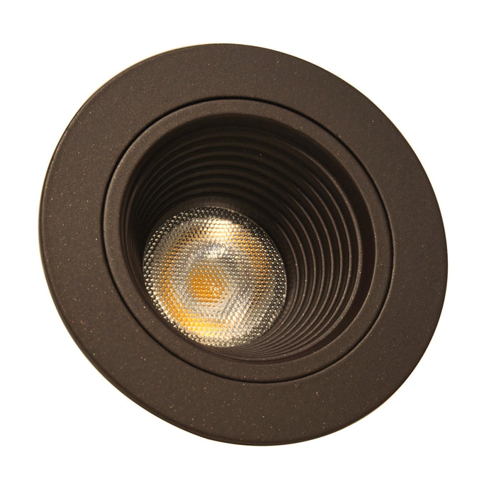 NICOR DLR2 Series 2 Inch Retrofit LED Downlight With Baffle Trim Oil-Rubbed Bronze 3000K (DLR2-10-120-3K-OB-BF)