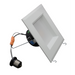 NICOR DQR Series 5 Inch White Square LED Recessed Downlight 3000K (DQR5-10-120-3K-WH-BF)