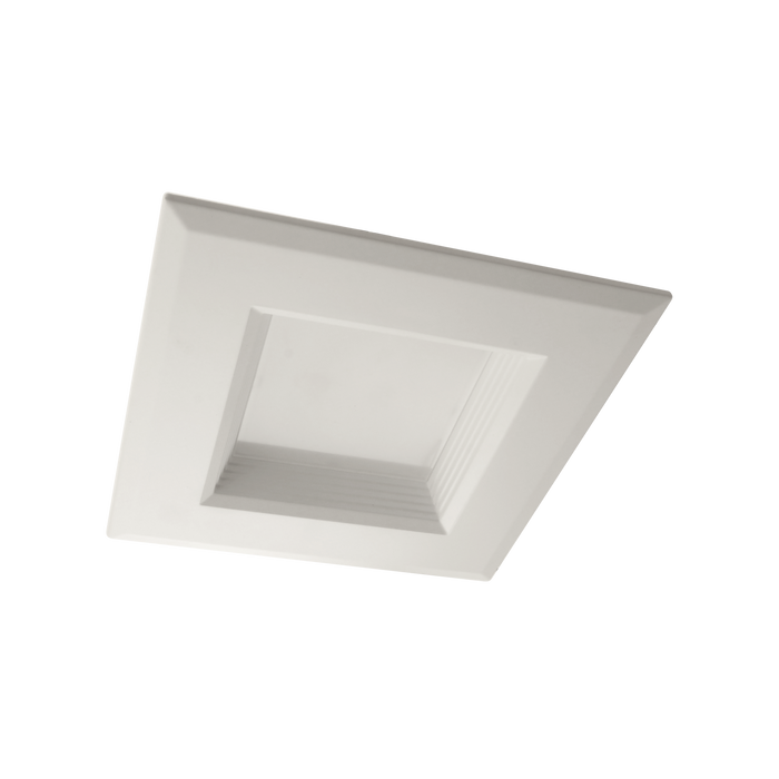 NICOR DQR Series 5 Inch White Square LED Recessed Downlight 3000K (DQR5-10-120-3K-WH-BF)