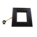 NICOR DQR Series 6 Inch Black Square LED Recessed Downlight 3000K (DQR6-10-120-3K-BK-BF)