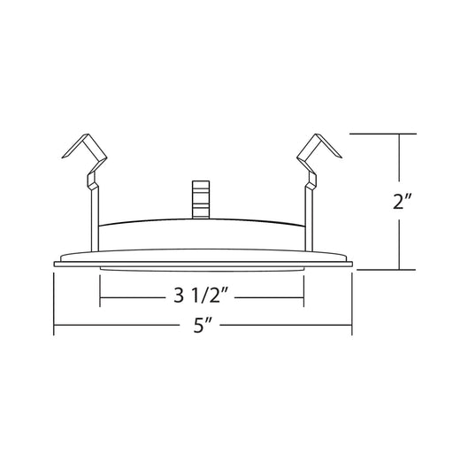 NICOR 4 Inch Oil-Rubbed Bronze Recessed Shower Trim With Albalite Glass Lens (19509OB)