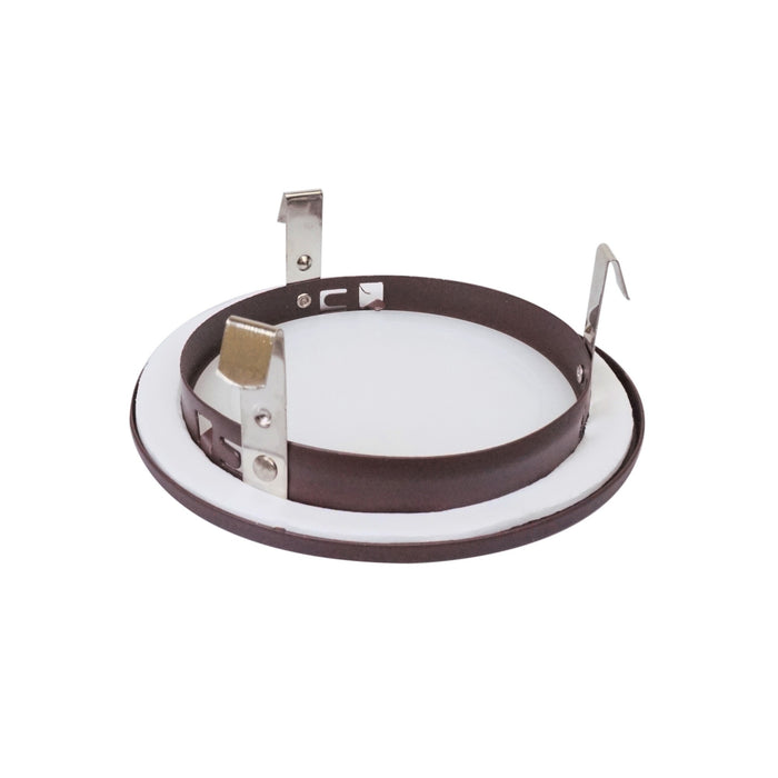 NICOR 4 Inch Oil-Rubbed Bronze Recessed Shower Trim With Albalite Glass Lens (19509OB)