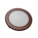 NICOR 4 Inch Oil-Rubbed Bronze Recessed Shower Trim With Albalite Glass Lens (19509OB)