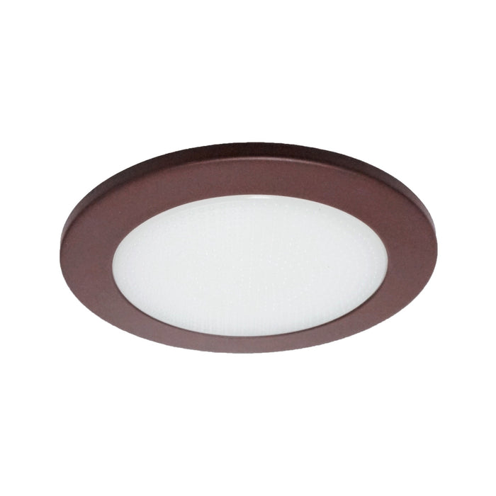 NICOR 4 Inch Oil-Rubbed Bronze Recessed Shower Trim With Albalite Glass Lens (19509OB)