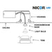 NICOR 4 Inch Oil-Rubbed Bronze Recessed Baffle Trim For MR16 Bulb (14002OB-OB)