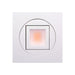 NICOR 4 Inch White Square Multi-Adjustable Recessed LED Downlight 5000K (DQR4MA11205KWH)