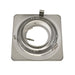 NICOR 4 Inch White Gimbal Ring Square Trim For 4 Inch Housings (19523WH)