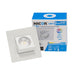 NICOR DQR Series 2 Inch Square Eyeball LED Downlight White 4000K (DQR2-AA-10-120-4K-WH)