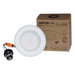 NICOR DLR3 Series 3 Inch White Dimmable LED Recessed Downlight 4000K (DLR3-10-120-4K-WH-BF)