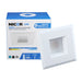 NICOR DQR Series 3 Inch White Square LED Recessed Downlight 4000K (DQR3-10-120-4K-WH-BF)