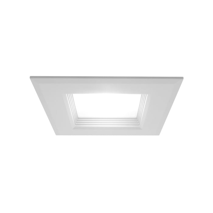 NICOR DQR Series 6 Inch White Square LED Recessed Downlight 4000K (DQR6-10-120-4K-WH-BF)
