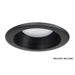 NICOR 5 Inch Black Recessed Baffle Trim (15511BK)