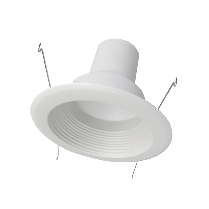 NICOR 5 Inch White Recessed Baffle Trim (15511)