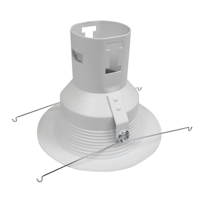 NICOR 5 Inch White Recessed Baffle Trim (15511)