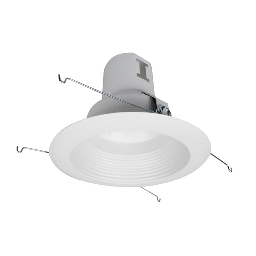 NICOR 5 Inch White Recessed Baffle Trim (15511)