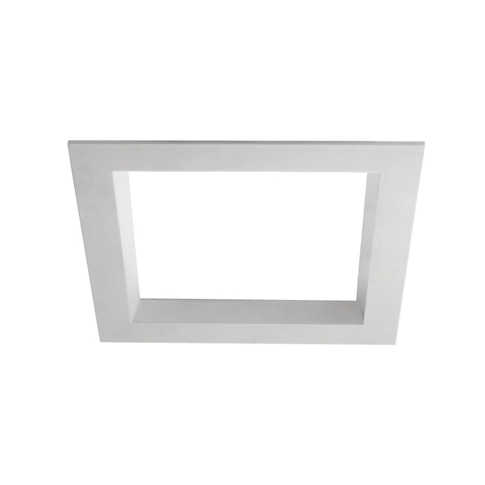 NICOR DLQ5 Series 5 Inch Square New Construction Downlight Kit With Housing 3000K (DLQ5-10-120-3K-WH)