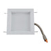 NICOR DLQ5 Series 5 Inch Square Baffle New Construction Downlight Kit With Housing 3000K (DLQ5-10-120-3K-WH-BF)