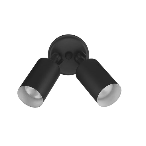 NICOR 100W Black Double Cylinder Adjustable Security Floodlight (11521)