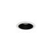 NICOR 6 Inch Black Cone Baffle Trim With White Trim Ring Fits 6 Inch Housings (17551A)