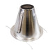 NICOR 6 Inch Clear Reflector Cone With White Trim Ring (17552A)