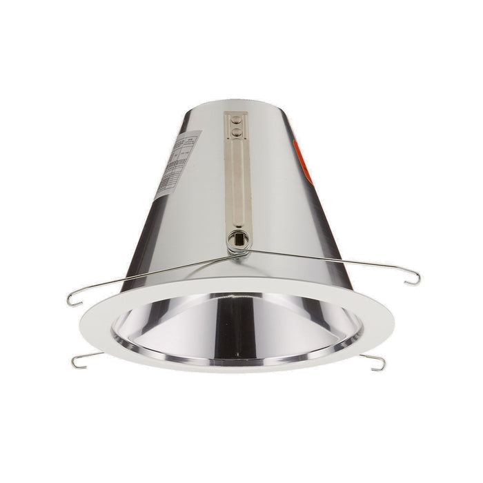 NICOR 6 Inch Clear Reflector Cone With White Trim Ring (17552A)