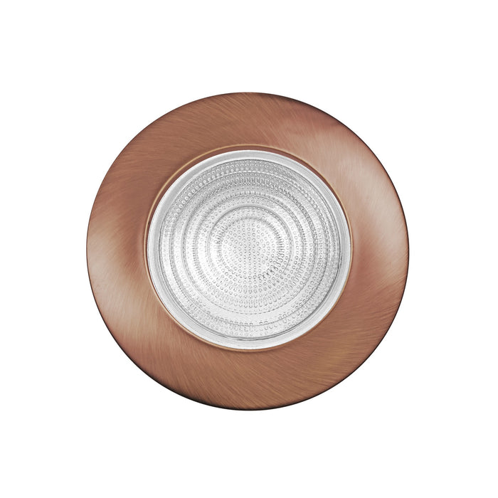 NICOR 6 Inch Bronze Recessed Shower Trim With Glass Fresnel Lens (17502BZ)