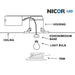 NICOR 6 Inch Shallow Housing For Remodel Applications IC Rated (17014AR)