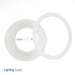 NICOR 6 Inch White Recessed Baffle Trim With 1/2 Inch Trim Ring (17511)