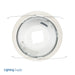 NICOR 6 Inch White Regressed Eyeball Recessed Trim With Baffle (17519)