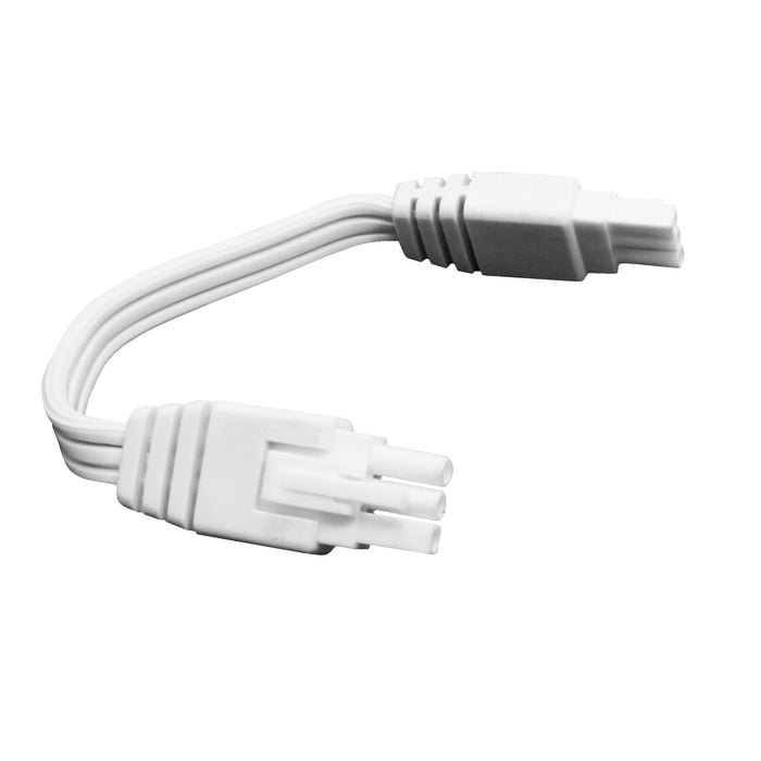 NICOR NUC-4 Series 6 Inch White Linkable Extension Cable For NUC-4 Linkable Under-Cabinet Lights (NUC-4-JUMPER-06-WH)