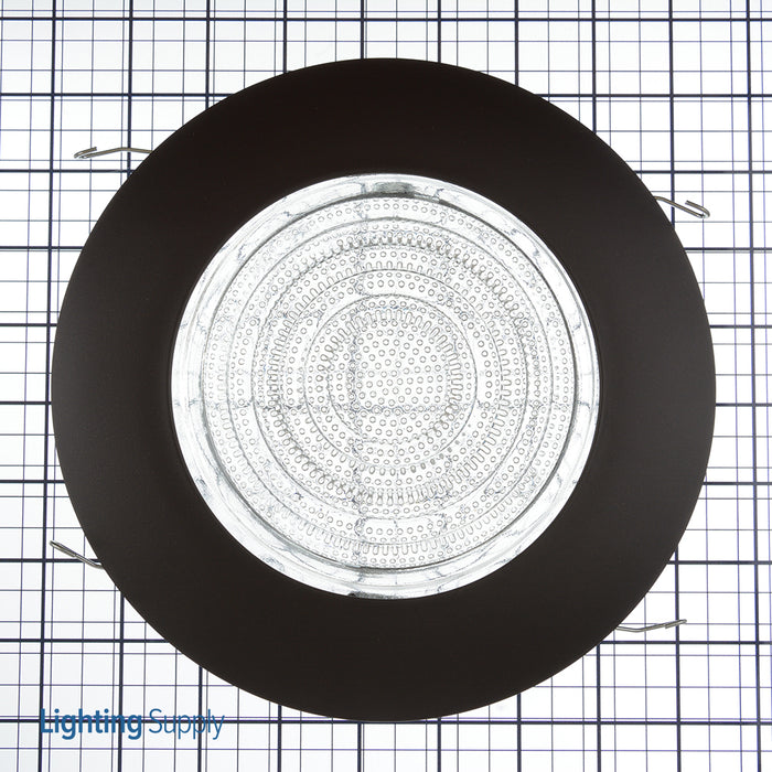 NICOR 6 Inch Oil-Rubbed Bronze Recessed Shower Trim With Glass Fresnel Lens (17502OB)