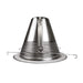 NICOR 6 Inch Nickel Wet Location Rated Cone Baffle Trim Fits 6 Inch Housings (17550ANKWL)