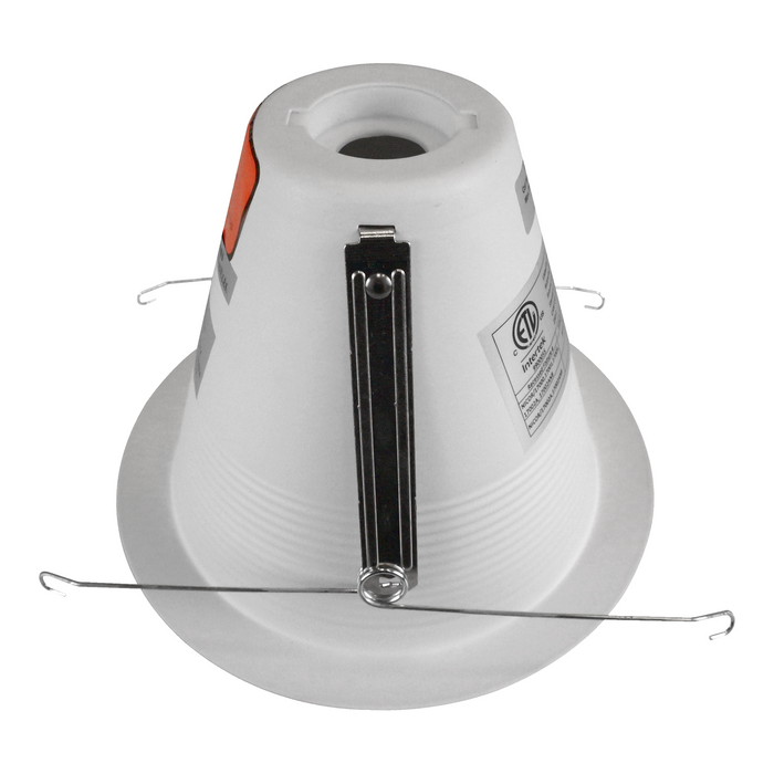 NICOR 6 Inch White Wet Location Rated Cone Baffle Trim Fits 6 Inch Housings (17550AWL)