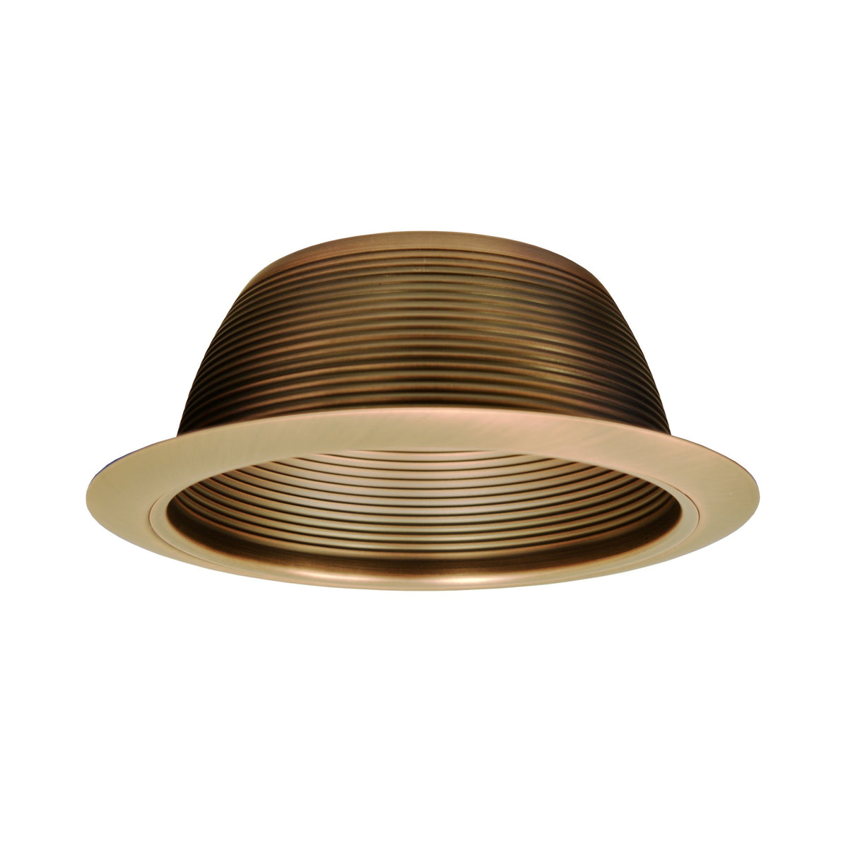 NICOR 17511BZ 6 Inch Bronze Recessed Baffle Trim — Lighting Supply