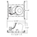NICOR 6 Inch Sloped Recessed Housing For New Construction Applications IC Rated (17022A)