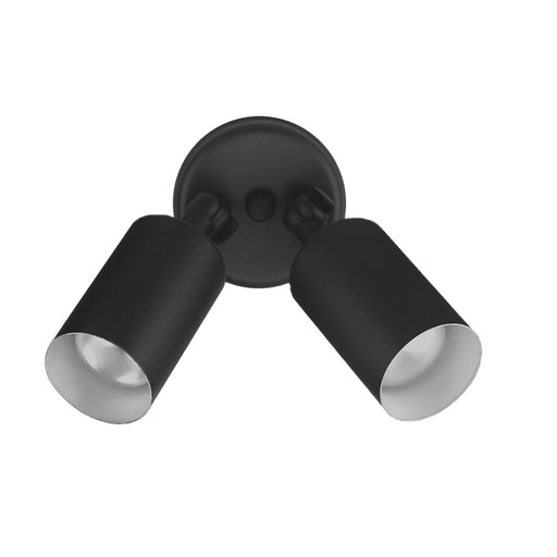NICOR 150W Black Double Cylinder Adjustable Security Floodlight (11721)