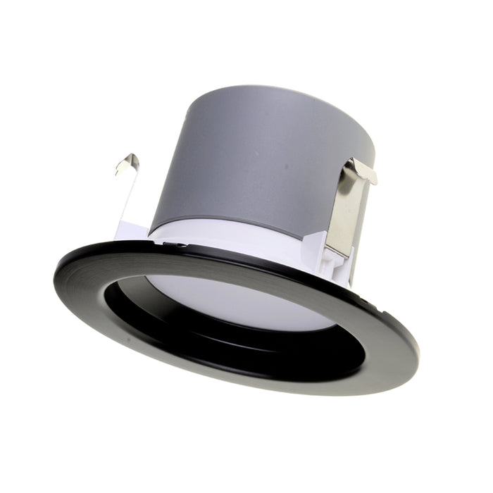 NICOR DCR4 Series 4 Inch LED Recessed Downlight Retrofit Light Fixture Black 4000K (DCR41061204KBK)