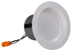 NICOR DCR56 Series 5-6 Inch 800Lm LED Recessed Downlight Retrofit Fixture White 4000K 120V (DCR561081204KWH)