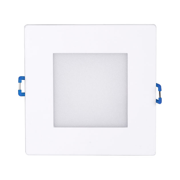 NICOR DLE4 Series 4 Inch Square White Flat Panel LED Downlight 4000K (DLE421204KSQWH)