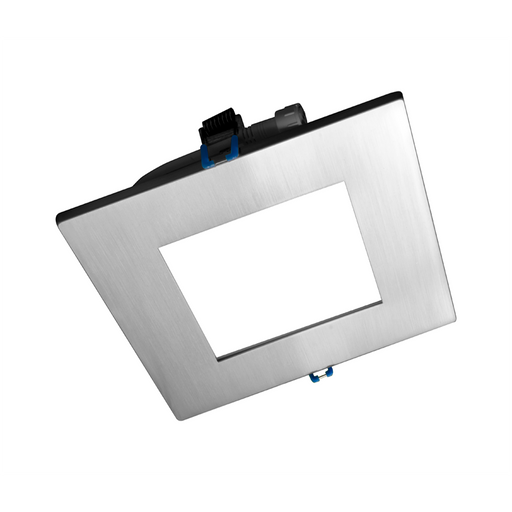 NICOR DLE6 Series 6 Inch Square Nickel Flat Panel LED Downlight 2700K (DLE621202KSQNK)