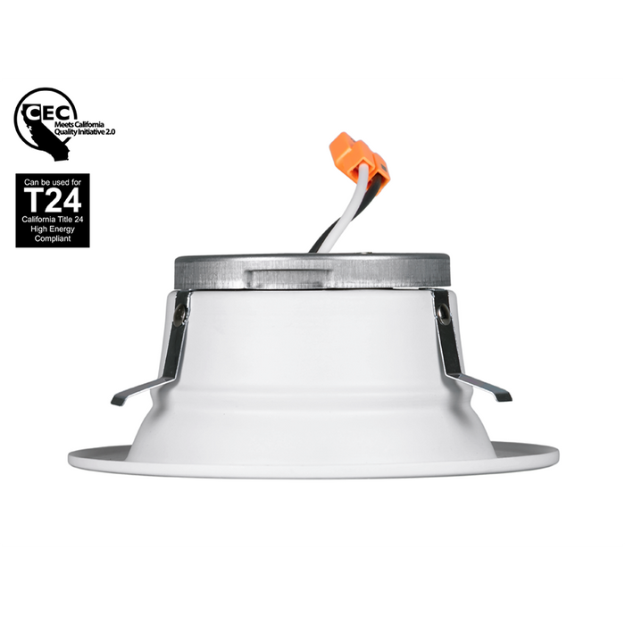 NICOR DLR4 V5 4 Inch Black Recessed LED Downlight 5000K (DLR45061205KBK)