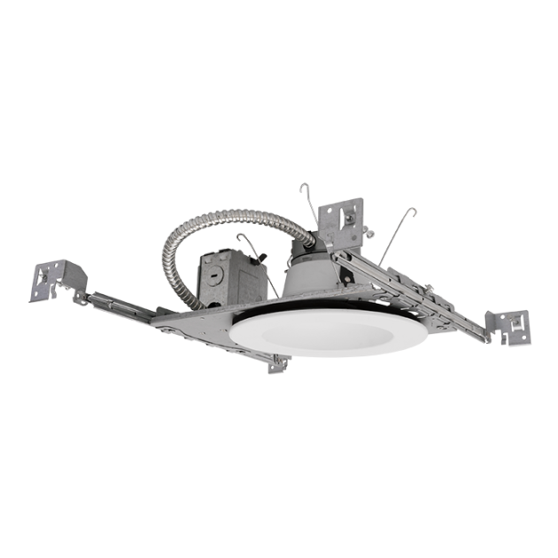 NICOR DLR4 V5 4 Inch White Recessed LED Downlight System 4000K (DLR45SYS064KWH)