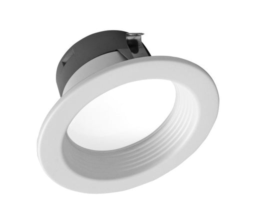 NICOR DLR4(v6) 4 Inch 3000K Recessed LED Downlight With Baffle White (DLR46071203KWHBF)